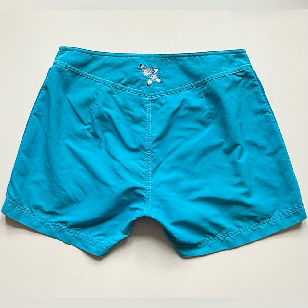 L.L.Bean Womens Bright Blue Swim Board Shorts - Size 6 - Picture 7 of 12